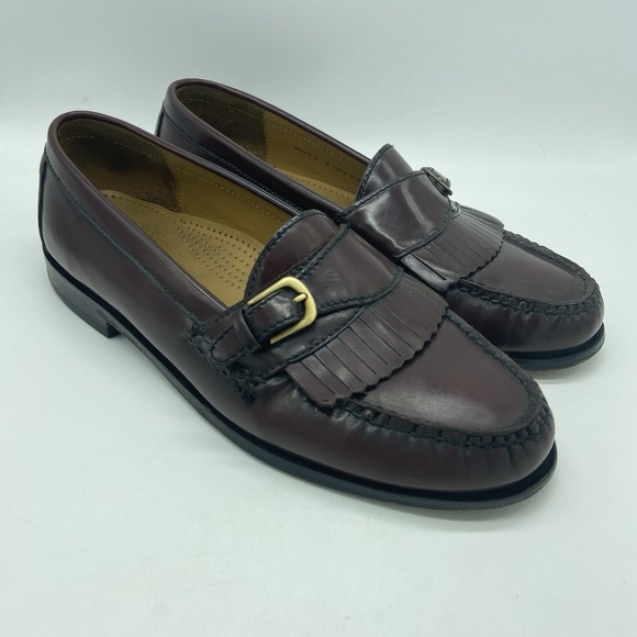 Cole Haan Monk Strap Loafer Burgundy Pinch Buckle Shoes‎ Size 9 main image 4